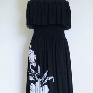 WHBM strapless maxi dress size  XL